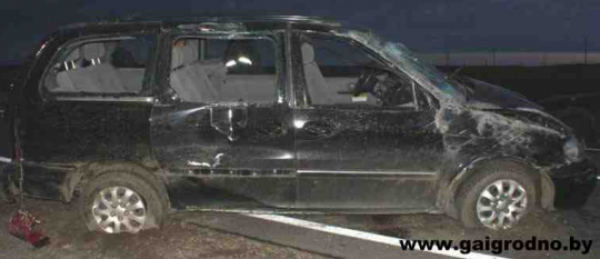 Житель Волковыска пострадал в ДТП