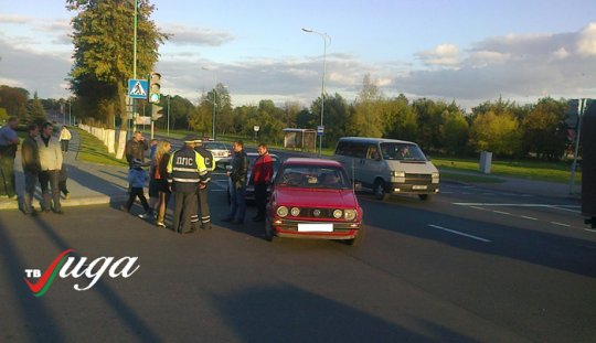 В Лиде на улице Ленинской столкнулись два ...