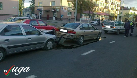 В Лиде на улице Ленинской столкнулись два ...