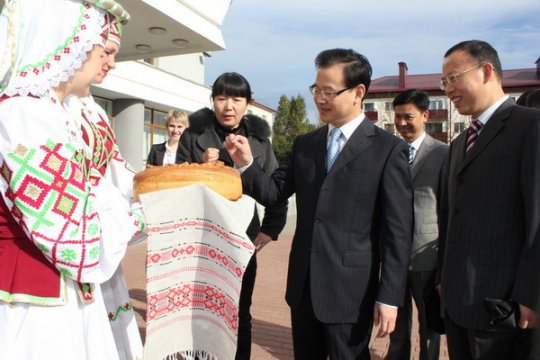 Встречали гостей из Поднебесной