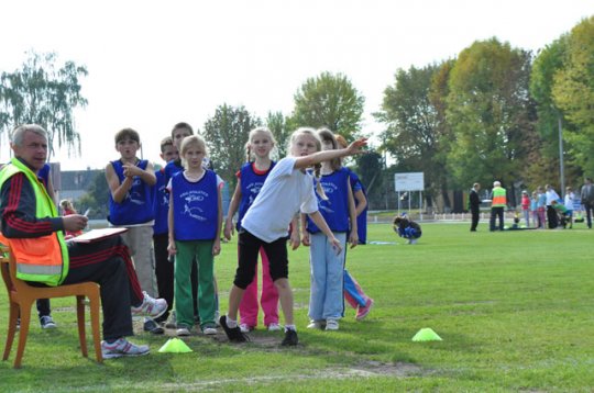 Подрастает новое поколение легкоатлетов