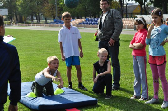 Подрастает новое поколение легкоатлетов