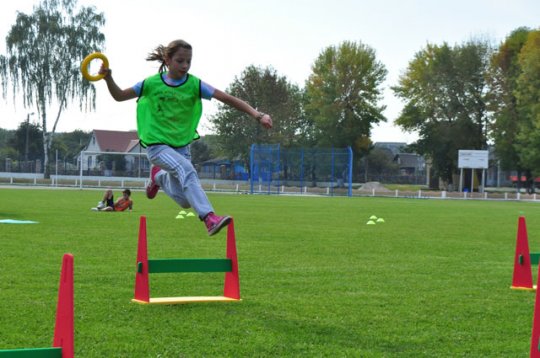 Подрастает новое поколение легкоатлетов