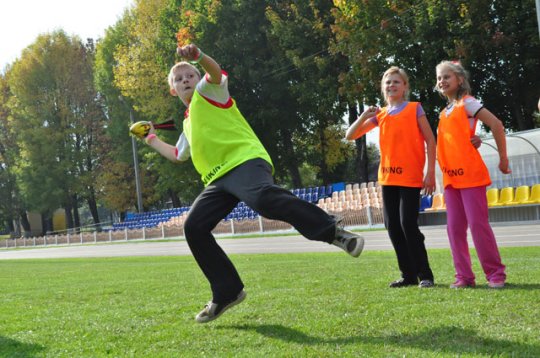 Подрастает новое поколение легкоатлетов
