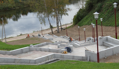 У Коложи в Гродно обновлена лестница