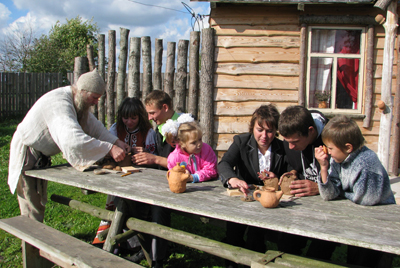 Соревновались поставские и латвийские семьи Соревновались поставские и латвийские семьи