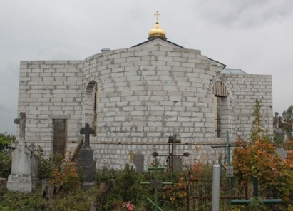 Царква на праваслаўных могілках ў Гродна дабудоўваецца на старых пахаваннях