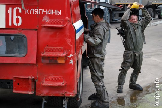 Прошли учения МЧС