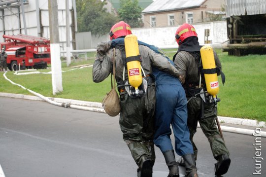 Прошли учения МЧС