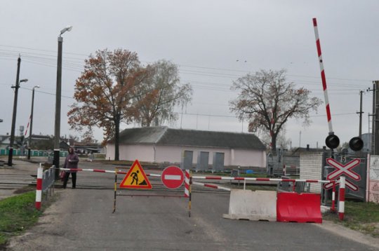 Ремонт железнодорожных путей в Слониме