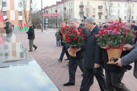 Бобруйск встречает 95-летие Октябрьской революции