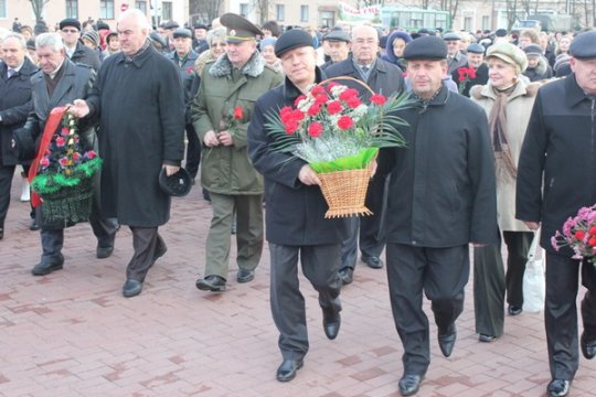 Бобруйск встречает 95-летие Октябрьской революции