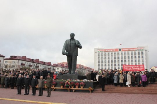 Бобруйск встречает 95-летие Октябрьской революции