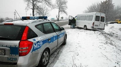 3 декабря под Волковыском и Белостоком перевернулись автобус и микроавтобус