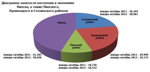 Население Лунинецкого, Пинского, Столинского районов сократилось, в Пинске – увеличилось