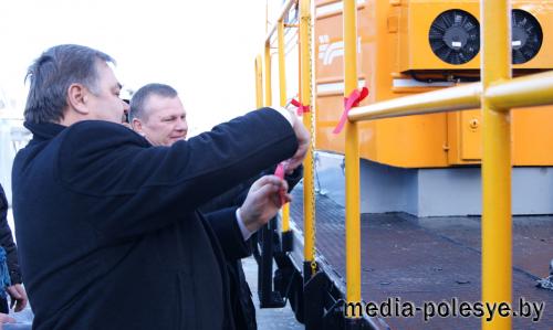 Первая модернизированная дрезина получила новую жизнь в локомотивном депо ст.Лунинец