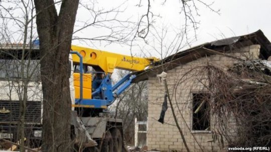 Да прыезду Лукашэнкі пад Віцебскам разбурылі вёску