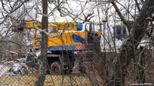 Да прыезду Лукашэнкі пад Віцебскам разбурылі вёску