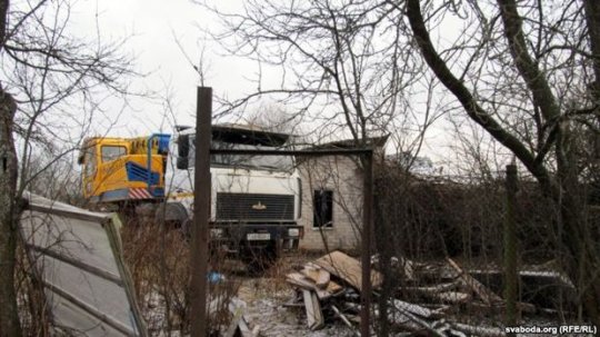 Да прыезду Лукашэнкі пад Віцебскам разбурылі вёску