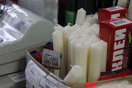 В Слониме нет ажиотажа на спички, свечи и соль