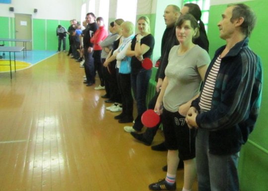 Вынікі спаборніцтваў па настольнаму тэнісу сярод працоўных калектываў Глыбоцкага раёна