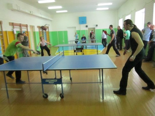 Вынікі спаборніцтваў па настольнаму тэнісу сярод працоўных калектываў Глыбоцкага раёна