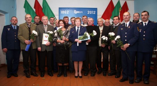 Воропаевская дистанция пути отметила 150-летие Белорусской железной дороги (+фото)