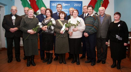 Воропаевская дистанция пути отметила 150-летие Белорусской железной дороги (+фото)