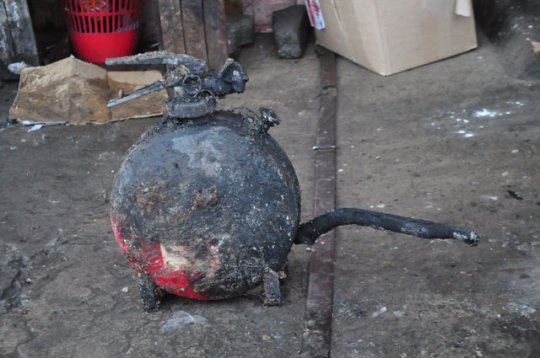 В Слониме горел магазин «Исса»