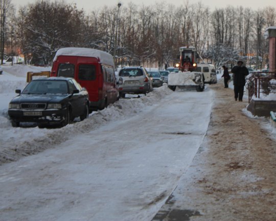 Расчистить снег без помех