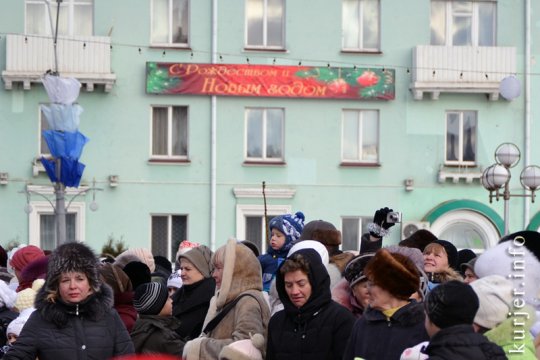 Шествие Дедов Морозов-2013 в Слуцке