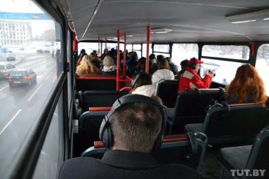 "Двухэтажная" экскурсия: "Минск - город спортивный", "всем здесь очень уютно"