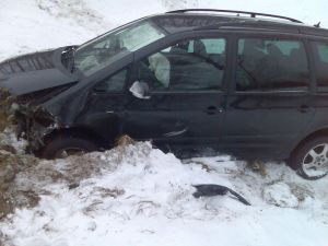 Водителю из Слонима стало за рулём плохо, и он попал в аварию