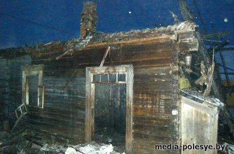 На Крещение в Лунине сгорела женщина