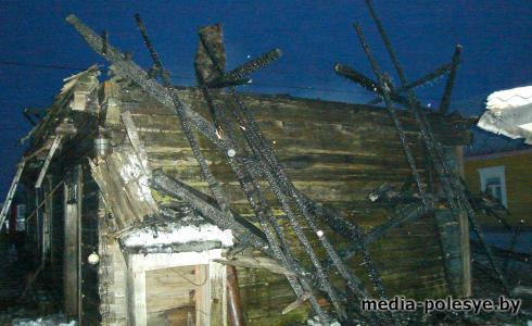 На Крещение в Лунине сгорела женщина