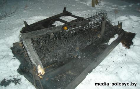 На Крещение в Лунине сгорела женщина