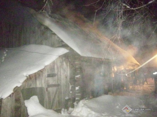 В Лидском районе в огне погиб мужчина (фото)