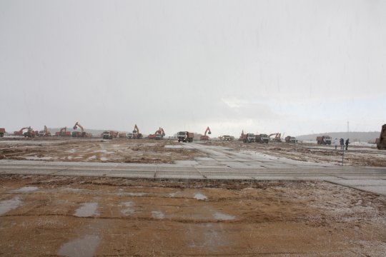 На стройплощадке Островецкой АЭС началась разработка грунта котлована под энергоблок №2