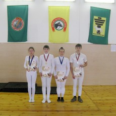 Волковысские спортсмены-вольтижеры впервые приняли участи в республиканских соревнованиях