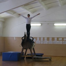 Волковысские спортсмены-вольтижеры впервые приняли участи в республиканских соревнованиях