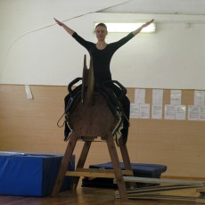 Волковысские спортсмены-вольтижеры впервые приняли участи в республиканских соревнованиях