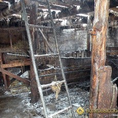 Пожар в Кутниках: все имущество уничтожено