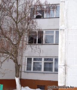 Возгорание в Лунинецкой СШ №4. Дети и персонал эвакуированы