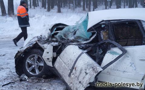 В Лунинецком районе столкнулись Audi и ГАЗ-66. Пострадали четверо