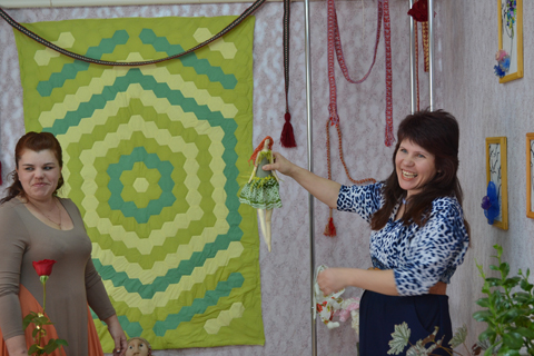 У Глыбоцкім Доме рамёстваў адкрылася выстава работ Марыны Жытко (фотарэпартаж)