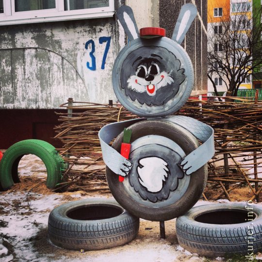 Фотоокна. Послесловие к зиме-2013. Про двор