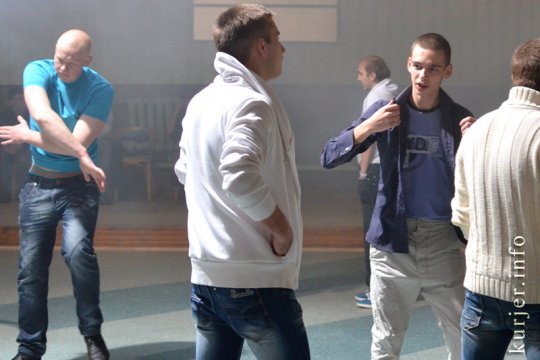 В Молодёжном центре бесплатно угощали солдатской кашей