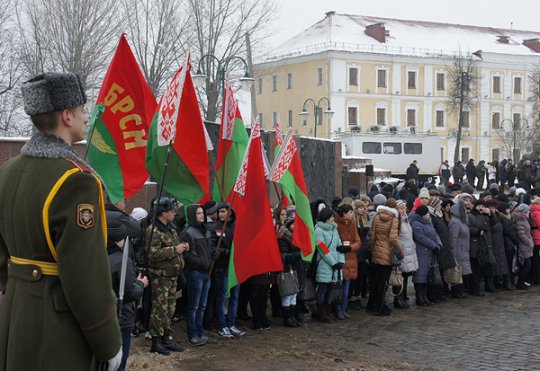 Митинг, посвященный Дню защитников Отечества и Вооруженных Сил Республики Беларусь, прошел в Могилеве