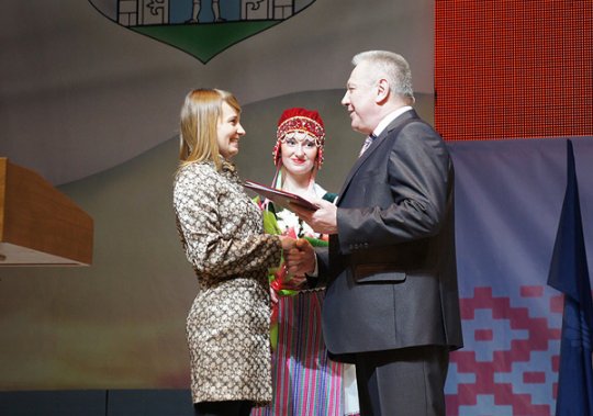 В Могилеве наградили лучшие предприятия и организации по итогам 2012 года