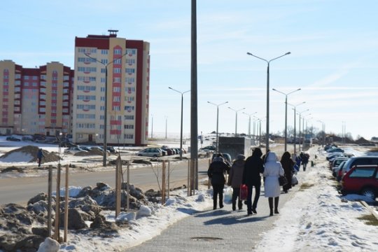 Микрорайон Ольшанка в Гродно: без инфраструктуры, зато в своей квартире